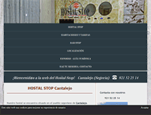 Tablet Screenshot of hostalstopcantalejo.com